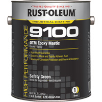 Rust-Oleum 9133402 9100 System DTM Epoxy Mastic Base, Safety Green, Gallon