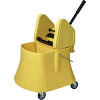 M2 Professional BW-D1232-40-YE Champ Bucket & Wringer Combo, Down Press, 10 US Gal.(40 Quart), Yellow