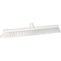 Vikan 31995 T&ecirc;te de balai-brosse pour petites particules, Crins Fin, 24", Polyester, Blanc