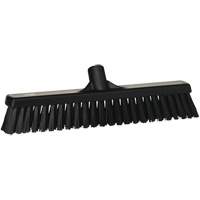 Vikan 31749 T&ecirc;te de balai-brosse &agrave; soies combin&eacute;es, Crins Cors&eacute;/Fin, 16-1/2", Polyester, Noir