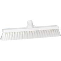 Vikan 31795 T&ecirc;te de balai-brosse pour petites particules, Crins Fin, 16-1/2", Polyester, Blanc