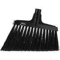Vikan 29169 T&ecirc;te de balai oblique, Crins &agrave; bout ouvrant, 11-1/2", Polyester, Noir