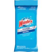 SC Johnson 10059200001284 Lingettes nettoyantes pour verre et surfaces de Windex, Sachets