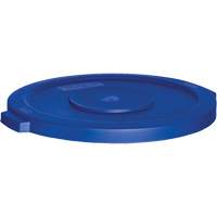 M2 Professional WM-PRH3232G-L-BL Couvercle pour contenant &agrave; d&eacute;chets, Couvercle plat, Plastique, Convient aux contenants 22" dia.