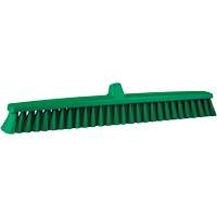 ColorCore Push Broom, Fine Bristles, 24", Polypropylene, Green  JM128 | TENAQUIP