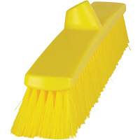 Vikan 316316 ColorCore Push Broom, Fine Bristles, 24", Polypropylene, Yellow