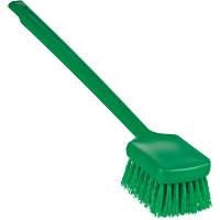 Vikan 410812 Brosse &agrave; manche long ColorCore, Soies Ferme, Longueur de 20", Vert