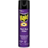 SC Johnson 10062300718167 Raid&reg; Bed Bug Killer Insecticide, 350 g, Aerosol Can, Solvent Base