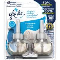 SC Johnson 10062300841018 Recharge Glade Branch&eacute;es huile parfum&eacute;e, Lessive fraîche , Cartouche