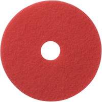 Floor Pads, 12", Buffing, Red  JM486 | TENAQUIP