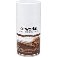Hospeco 07906 AirWorks&reg; Metered Air Fresheners, Cinnamon Spice, Aerosol Can