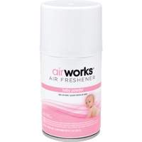 Hospeco 07909 AirWorks&reg; Metered Air Fresheners, Fresh Baby Powder, Aerosol Can