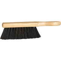 Wood Block Cleaning Brush, 12-3/4" L, Horse Hair Bristles, Black  JM708 | TENAQUIP