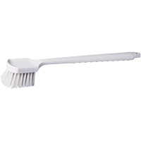M2 Professional BRP-210WL-WH Long Handle Pot Brush, 20" L, Polypropylene Bristles, White