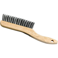 M2 Professional BW-1038 Brosse &agrave; manche en patin, Acier, 4 x 16 rangs de fils, Longueur 9-3/4"