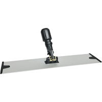 M2 Professional MFF-7418 Support de vadrouille &agrave; &eacute;pousseter en microfibres &agrave; boucles et crochets, 18", Aluminium