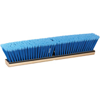 M2 Professional PB-BT24 Flagged Push Broom Head, 24", Fine, PVC Bristles