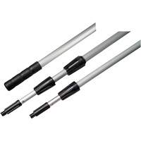 M2 Professional WS-TP09-3 Manche rallonge &agrave; trois pi&egrave;ces, Aluminium, T&eacute;lescopique, Pointe Conique filet&eacute;e, 1" dia, 108" lo