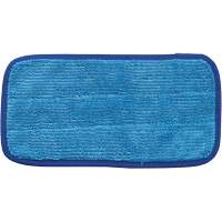 M2 Professional MFP-4010-BL Tampon pour vadrouille &agrave; &eacute;pousseter, Style Boucles et crochets, Microfibre, 10" lo x 5-1/2" la
