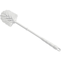 M2 Professional BR-WM204 Brosse &agrave; cuvettes, 15-1/2" l, Soies Polypropyl&egrave;ne, Rouge/Blanc