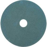 3M F-3100-AQU-19 Floor Pad, 19", Burnishing, Aqua