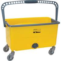 RMP JN501 Microfibre Mop Bucket & Wringer, Strainer, 11 US Gal. (44 Quart), Yellow