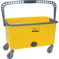 RMP Maintenance Products JN501 Microfibre Mop Bucket & Wringer, Strainer, 11 US Gal. (44 Quart), Yellow