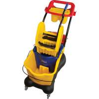 RMP Maintenance Products JN502 Multifunctional Mop Trolley, Down Press, 9.5 US Gal.(38 Quart), Yellow