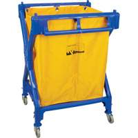 Laundry Cart, Plastic, 25-3/8" W x 25" D x 38-1/2" H, 33 lbs. Capacity JN503 | TENAQUIP