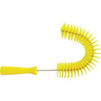 Vikan 53726 Brosse recourb&eacute;e, Soies Moyen/Ferme, Longueur de 15-1/2", Jaune