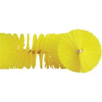 Vikan 53726 Brosse recourb&eacute;e, Soies Moyen/Ferme, Longueur de 15-1/2", Jaune