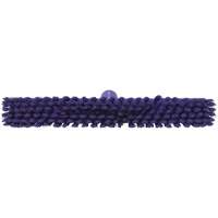 Vikan 31748 Combo Bristle Push Broom Head, Coarse/Fine Bristles, 16-1/2", Polyester, Purple