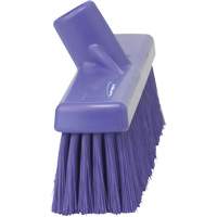 Vikan 31748 Combo Bristle Push Broom Head, Coarse/Fine Bristles, 16-1/2", Polyester, Purple