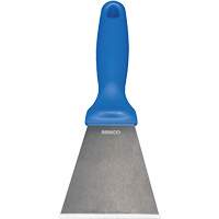 Vikan 69723 Grand racloir en acier inoxydable, Bleu, 3" la x 9" lo