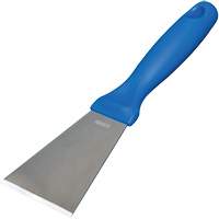 Vikan 69723 Grand racloir en acier inoxydable, Bleu, 3" la x 9" lo
