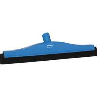 Vikan 77523 Raclette en mousse &agrave; t&ecirc;te fixe, 16", Bleu