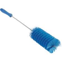 Vikan 53703 2.4" Detail Valve Brush, Medium Bristles, 20" Long, Blue