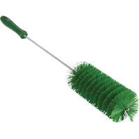 Vikan 53702 2.4" Detail Valve Brush, Medium Bristles, 20" Long, Green