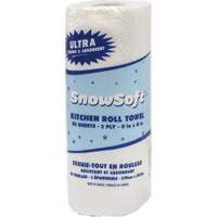 Sunset Converting Corporation KT1188524 Snow Soft Premium Kitchen Towels, 2 Ply, 85 Sheets/Roll, 8" W, 11" L
