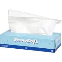 Sunset Converting Corporation FT10030 Snow Soft Premium Facial Tissue, 2 Ply, 7.4" L x 8.4" W, 100 Sheets/Box