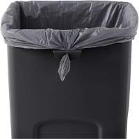 Rubbermaid FG356988GRAY Untouchable&reg; Square Container, Plastic, 23 US gal.