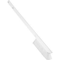 Vikan 41975 Ultra-Slim Wand Brush, Extra Stiff Bristles, 23-1/2" Long, White