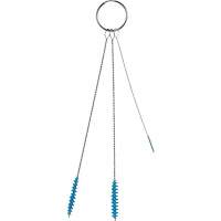 Vikan 53623 Jeu de brosses de petit diam&egrave;tre, Soies Doux, Bleu