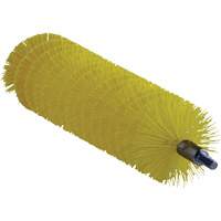 Vikan 53686 Brosse de 1,6" pour manche &agrave; tige flexible, Soies Moyen, Longueur de 8", Jaune