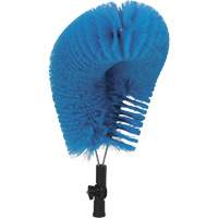 Vikan 53713 Overhead CIP Brush, Soft Bristles, 21-7/10" Long, Blue