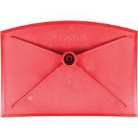 Vikan 29004 T&ecirc;te de binette pour service alimentaire, Rouge, 8" la x 11-1/4" lo