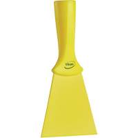 Vikan 40126 Grattoir en nylon avec poign&eacute;e filet&eacute;e, Jaune, 4" la x 8" lo