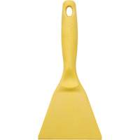 Vikan 69636 High Temperature Large Hand Scraper, Yellow, 4-1/4" W x 9-3/8" L