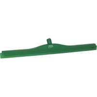 Vikan 77152 Raclette &agrave; lame double ultra hygi&eacute;nique, 28", Vert