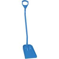 Vikan 56113 Pelle ergonomique &agrave; petite lame, Longueur de 50", Plastique, Bleu